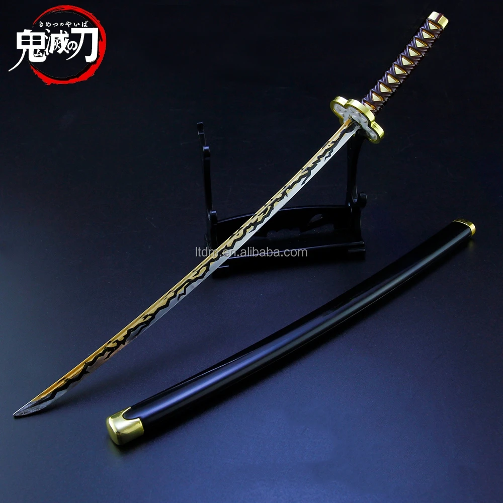 Wholesale Japanese Demon Salyer Sword Katana Mini Weapon Metal Keychain ...