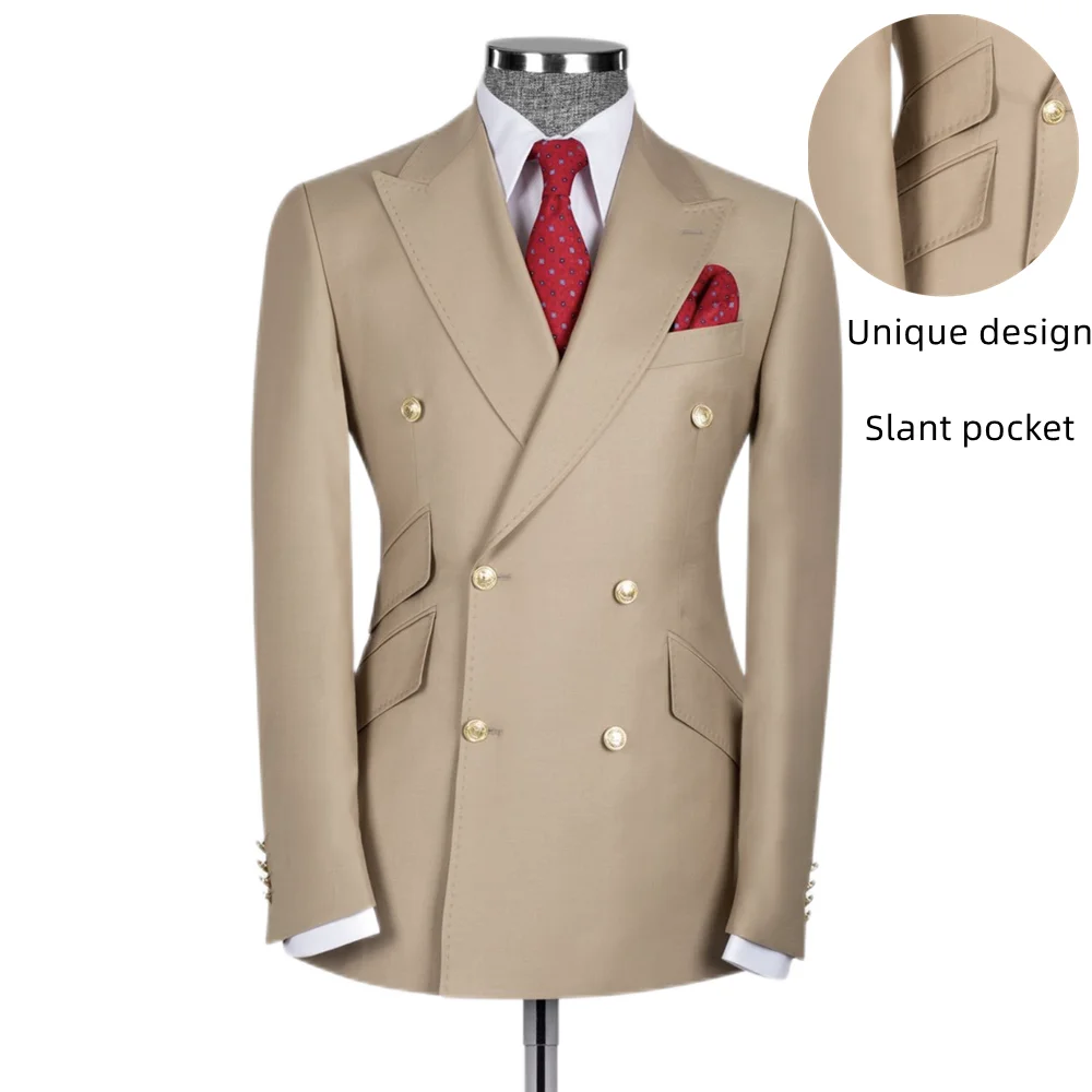 Tailor Made 2 Pieces Men's Suit Set (jacket+pant) Formal Boutique
