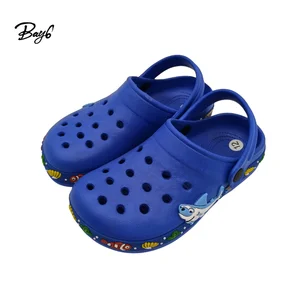 JDS Fashion Wholesale New Blue Men's Women's Kids Clogs Sandals Anti-Slippery Light Weight Outdoor Printed Style