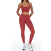 Red bra+leggings