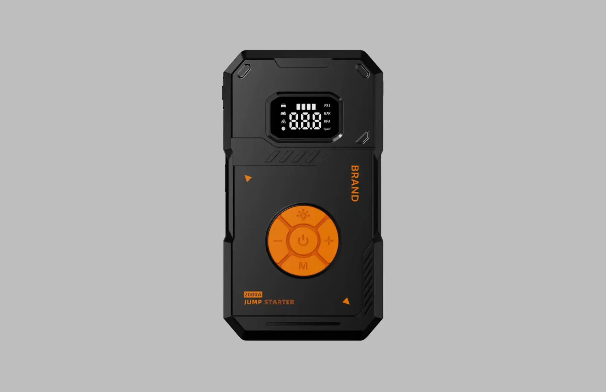 7200mAh Jump Starter with a Mighty 800A Peak Current and Air Compressor for All - In - One Vehicle Emergency Needs