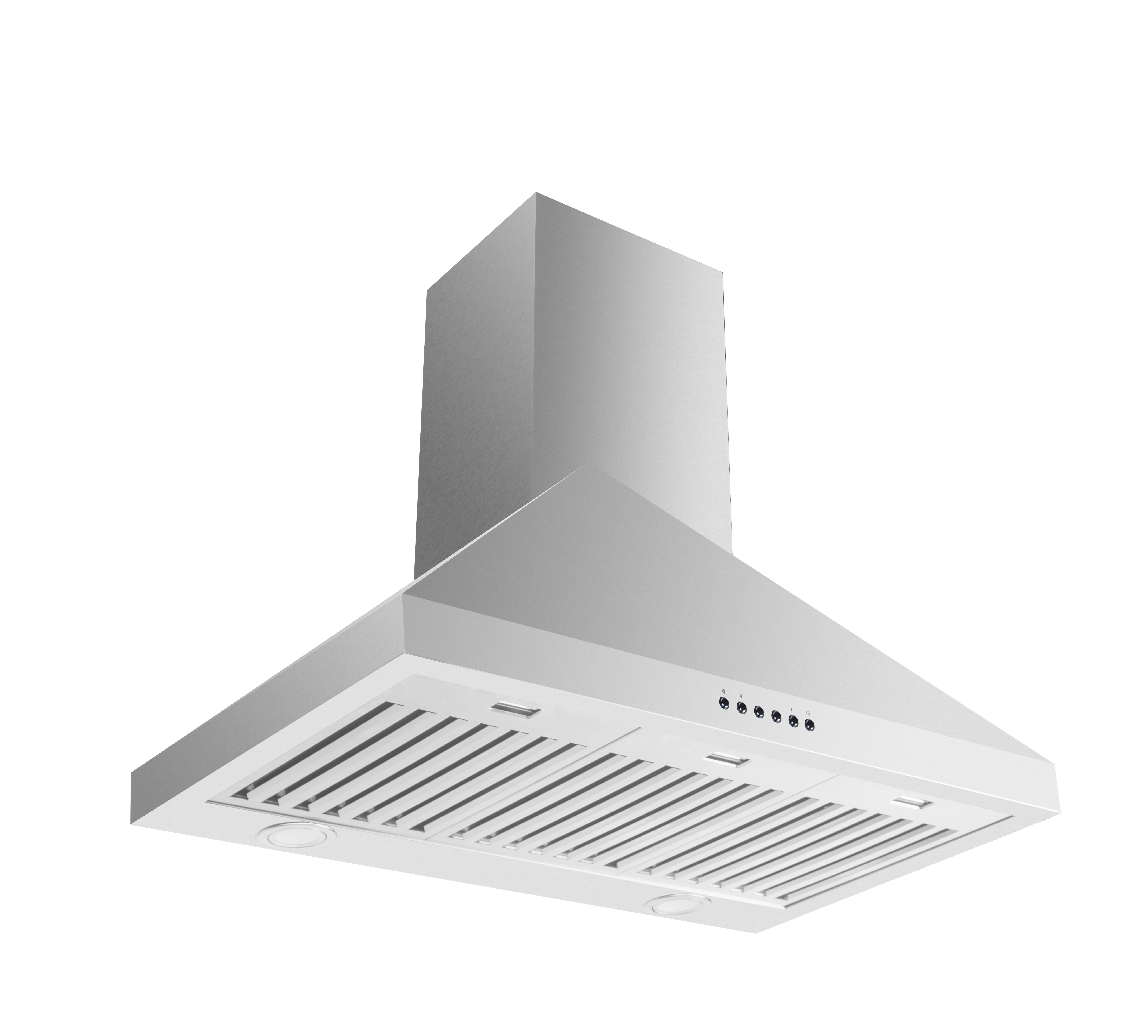 Modern Fashionable Kitchen Range Hood Button Operation with Strong Suction Power Customization Accessories details