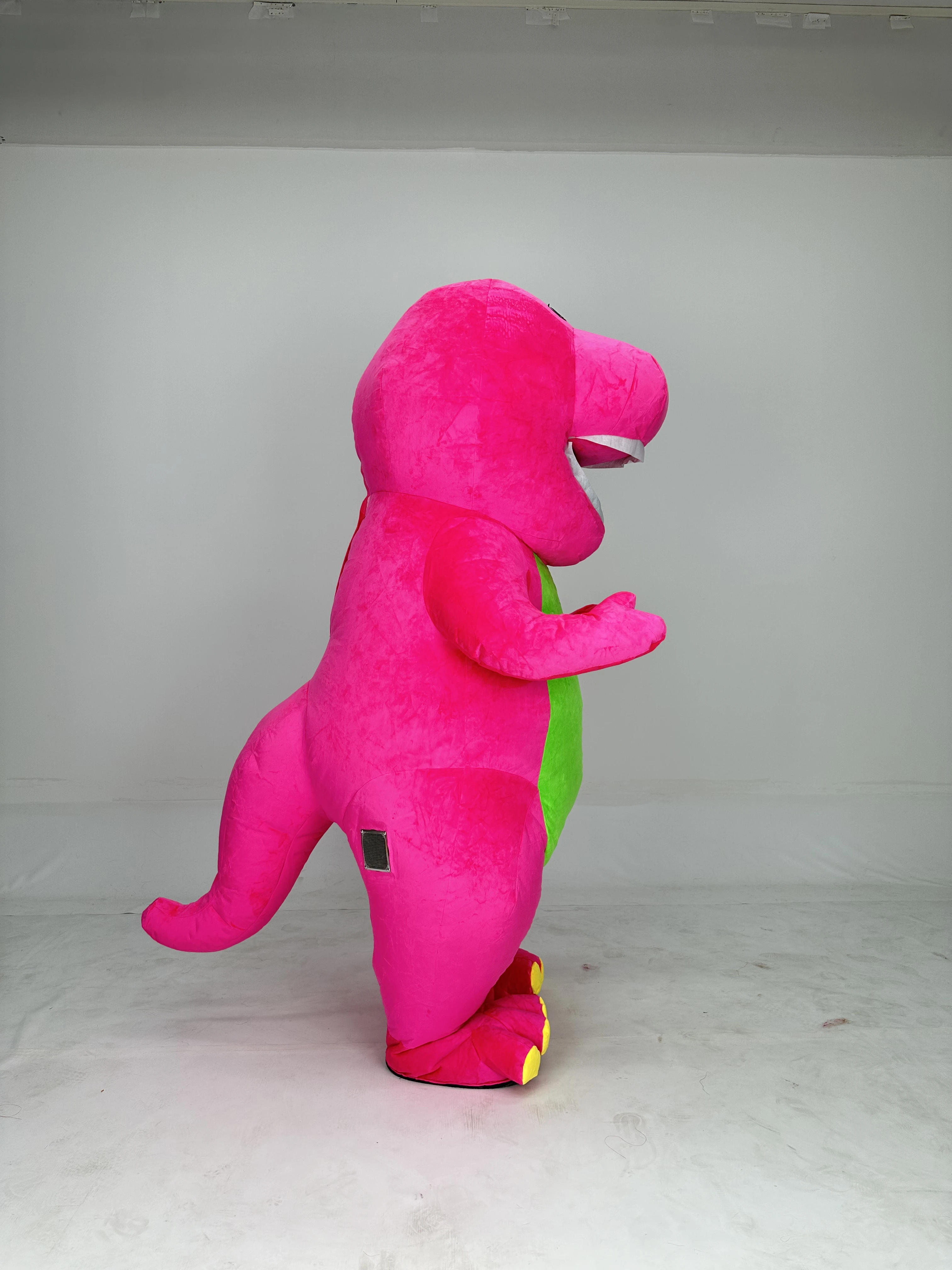 Wholesale Halloween Theme Park Dragon Inflatable Plush Animal Barney Mascot Costume Cartoon Character for Adult