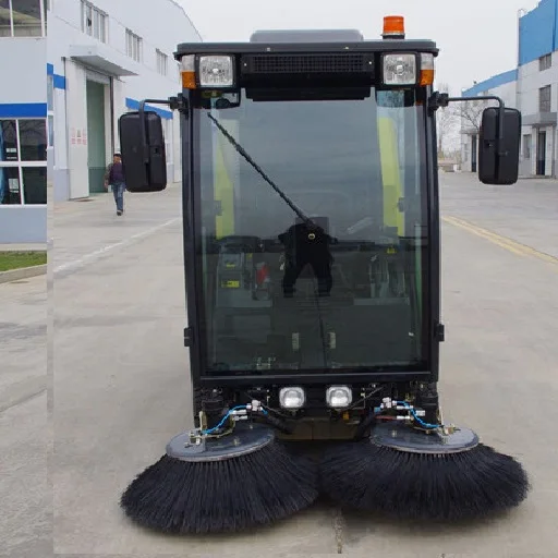 Tractor Mounted Road Sweeper Diesel Engine Sweep The Floor Machine ...