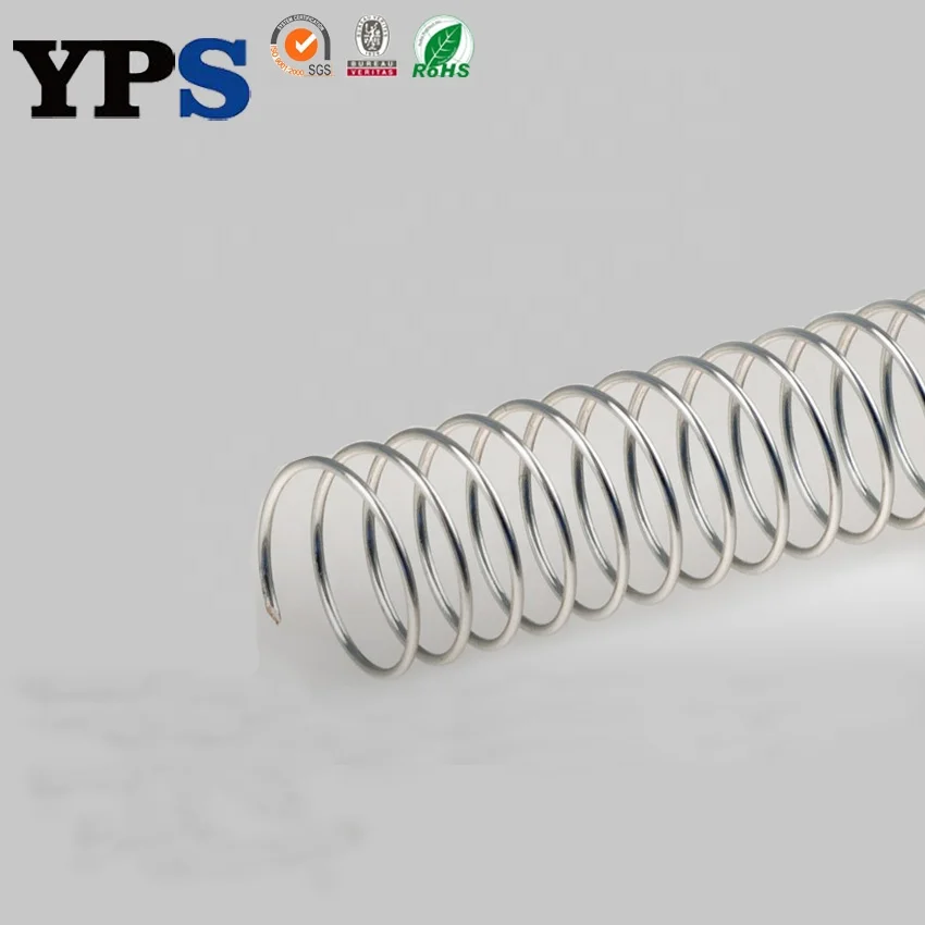 New Arrival Gold Color Single Metal Spiral Coil Spiral Binding Ring for Book