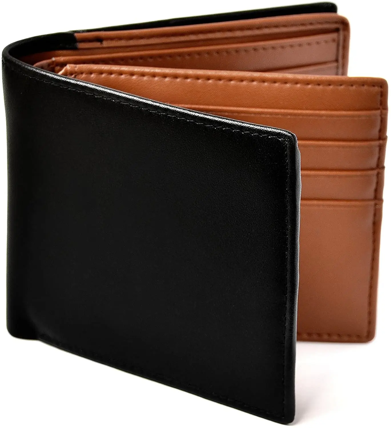 Factory Japan RFID Blocking Business Man Wallet Large Capacity Luxury Waxed Genuine Leather Wallet for Men