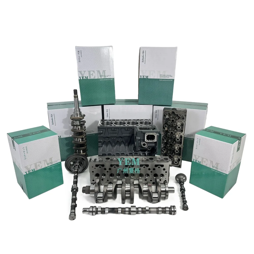 Parts for Yanmar 4D84-2 4D84-2T Cylinder Block Industrial Machinery Engine Parts