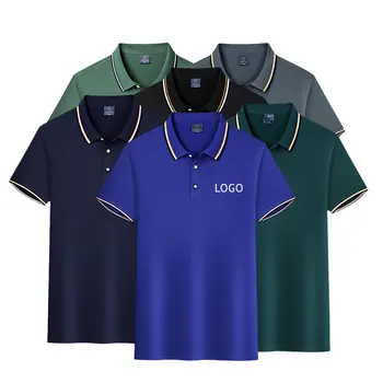 Unisex 100% Polyester Pique Polo Shirt Embroidered Custom Promotional Work Shirt Wholesale High Quality