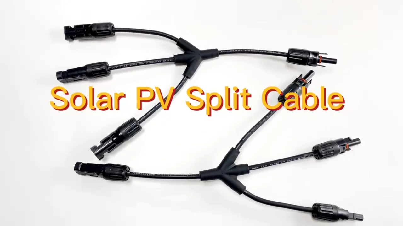 1000v 1500v Dc 30a Solar Panel Y Branch Connectors Cable 1to 3 Splitter ...