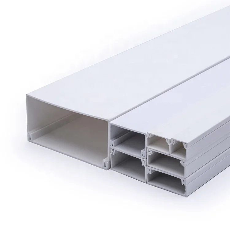 Cable Trunking Sealed Design Pvc Trunking for Easy Installation PVC Plastic Ducting