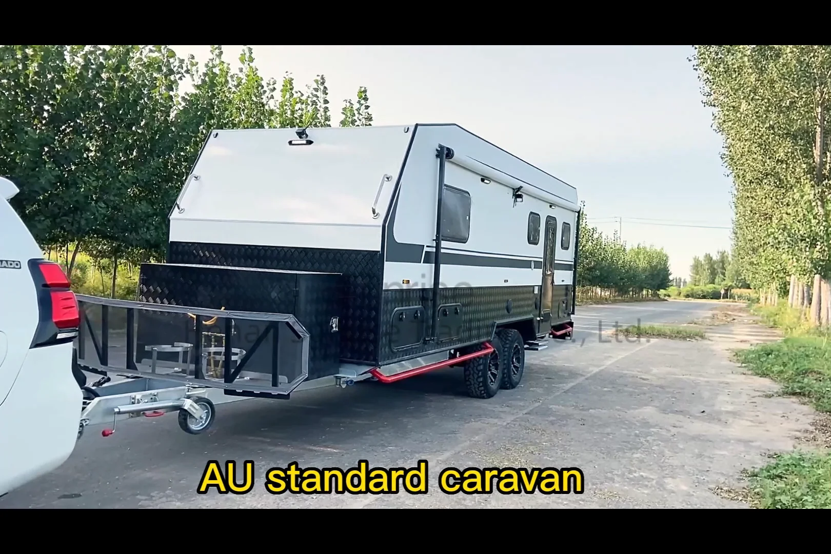 Au Standards Double Axle Off Road Camper 21ft Triple Bunks Luxury Off