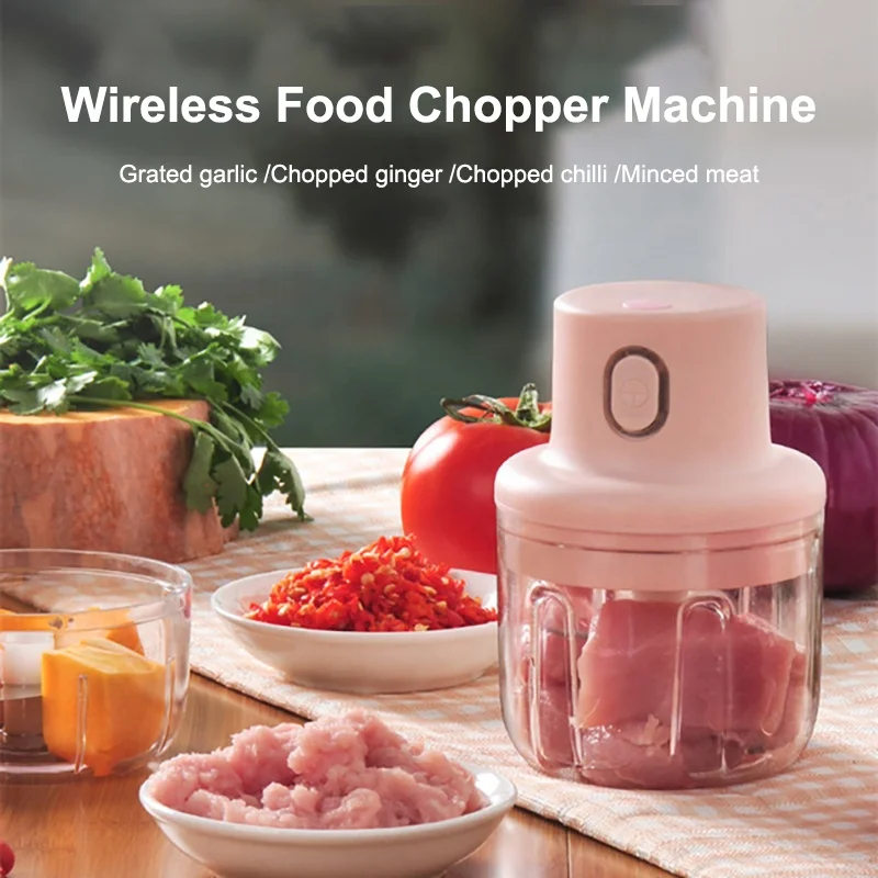 Buy Wholesale China Mini Garlic Chopper 100ml/250ml Wireless