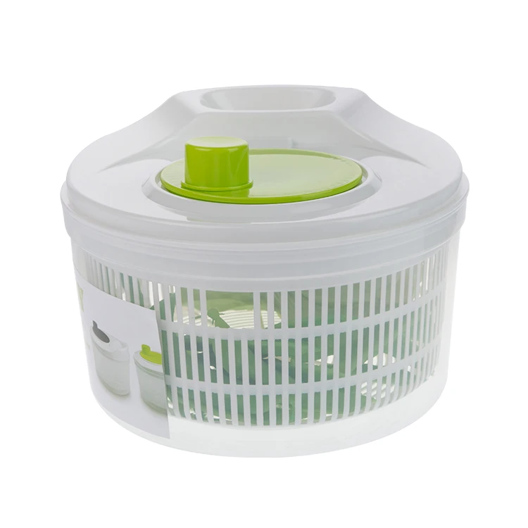 Buy Wholesale China 5l Kitchen Manual Plastic Vegetable Spinner & Salad  Spinner at USD 4.59