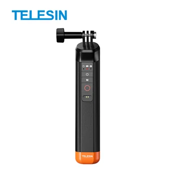 TELESIN Action Camera Accessories for Go Pro 13/12/11/10/9 Portable Underwater with Remote Control Floating Hand Grip Mount