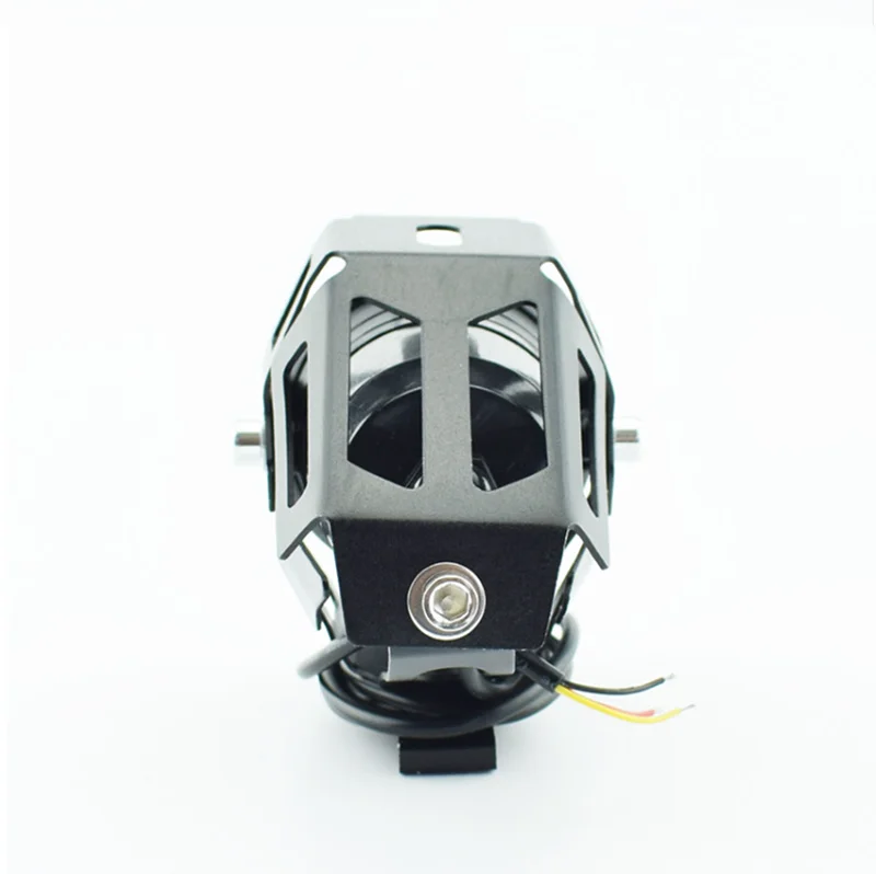 Motorcycle Universal LED Headlight U7 Colorful Moto Lights for Scooter Motorbike Fog Lamp Angel Devil Eyes LED External Flashing