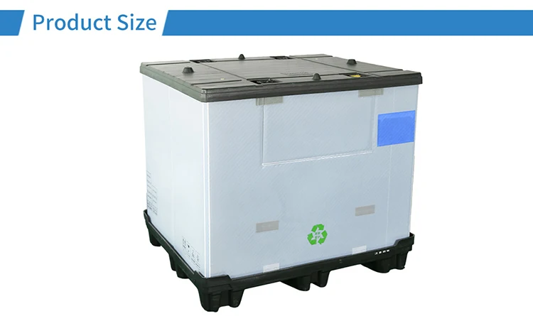 Large Reusable Waterproof Stackable Container - Foldable