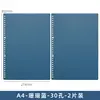 Coral blue-a4-2 pieces