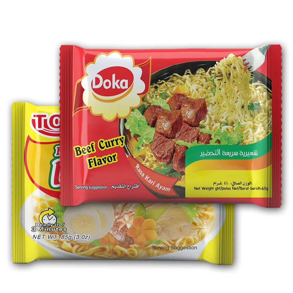 Dried Yum Yum Beef Chicken Flavor Instant Noodles