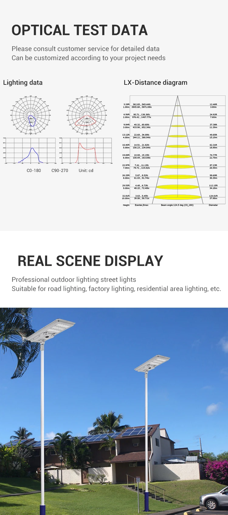 Aluminum Integrated Streetlight IP65 Outdoor 300W 400W 500W All In One Led Solar Street Lamp