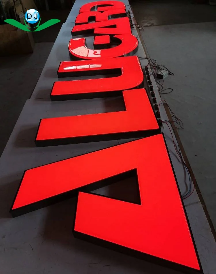Electronic Led Sign Board Led Light Led Custom Sign Outdoor Advertising Led Letter Sign for Beauty Salon, Boutique, Barber Shop