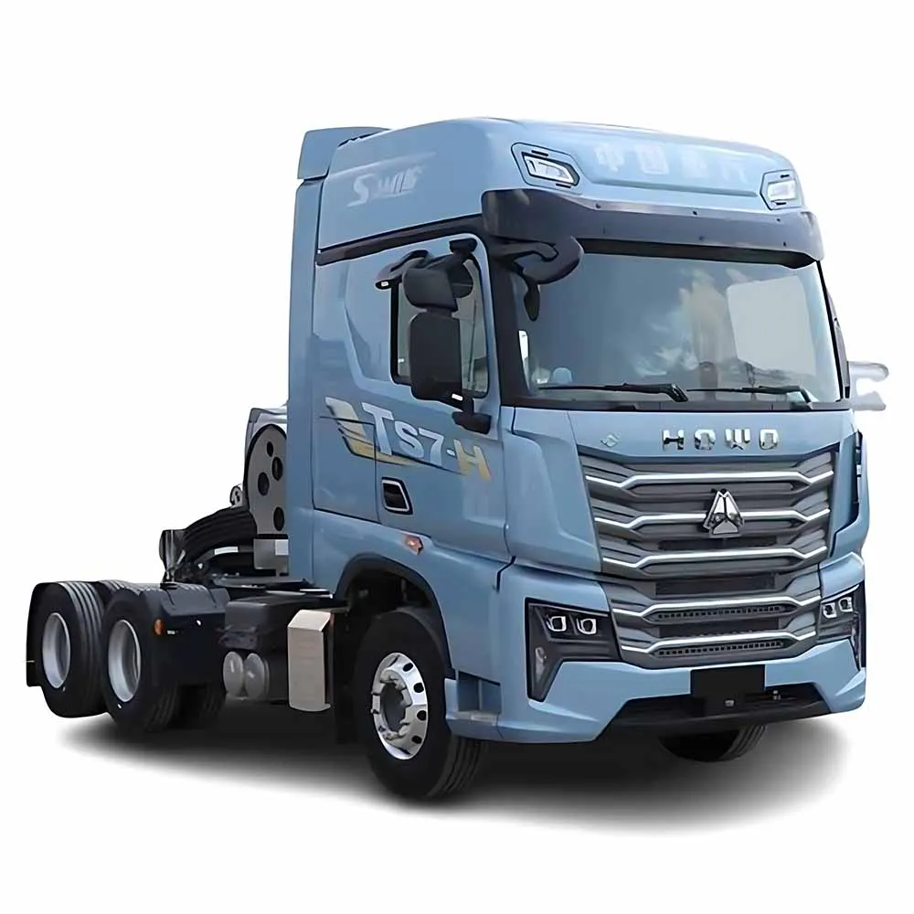 China Supplier Sinotruk Heavy Duty Tractor Truck LNG CNG Power HOWO TS7 590HP 6*4 Trailer Truck Head For Sale