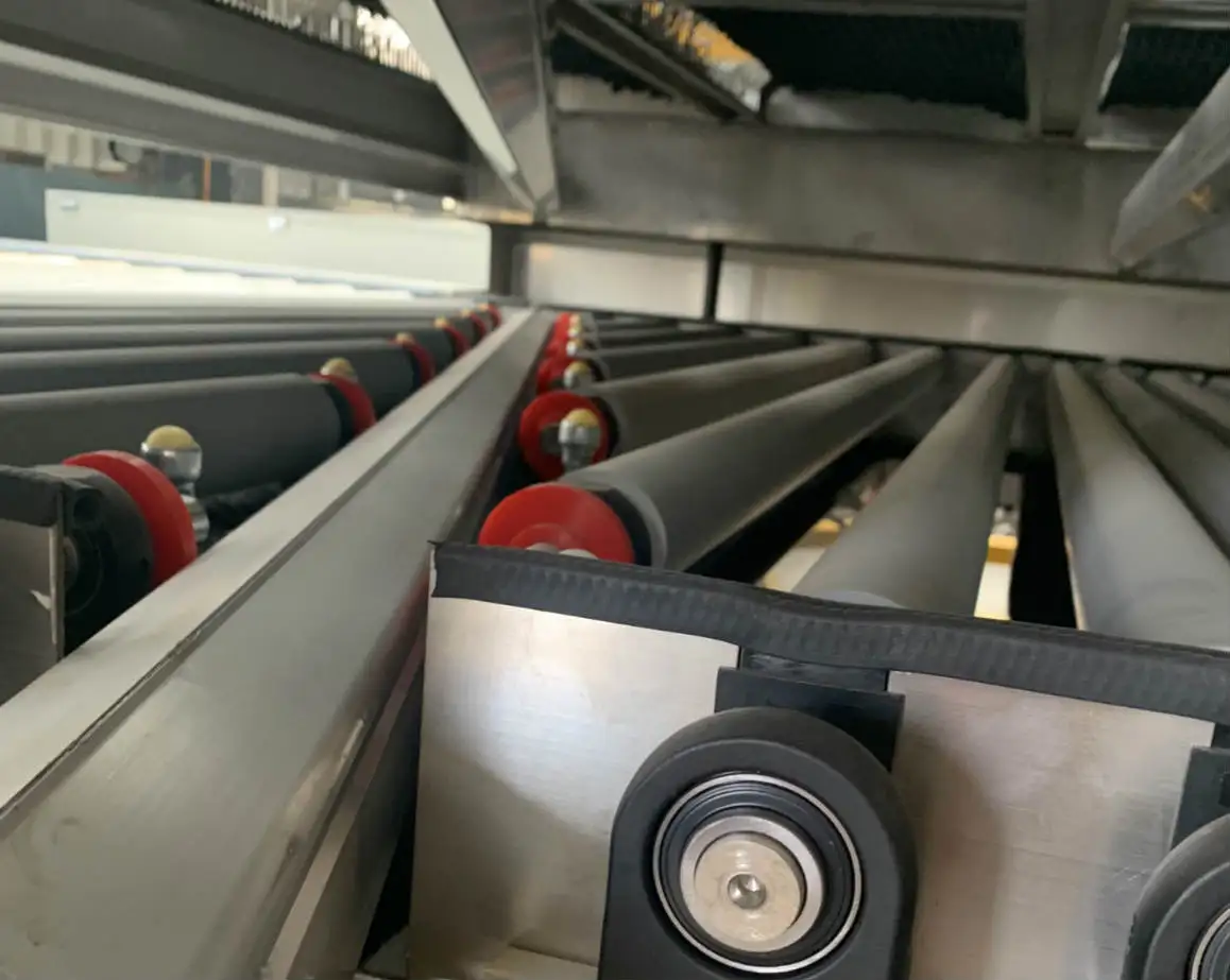 Horizontal Double Glass Insulating Glass Thick 25mm Glass Washing And Drying Machine for Plate Glass Processing