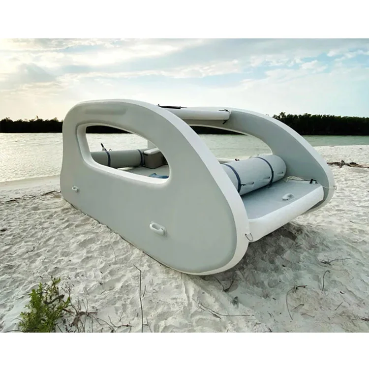 Inflatable Electric Houseboat Inflatable Party Lounge Catamaran Style