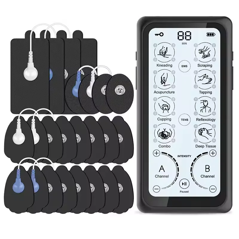 Wholesale Muscle Building Stimulation 2 Channel Acupuncture Touch Screen Body Electric Tens Unit NMES Device