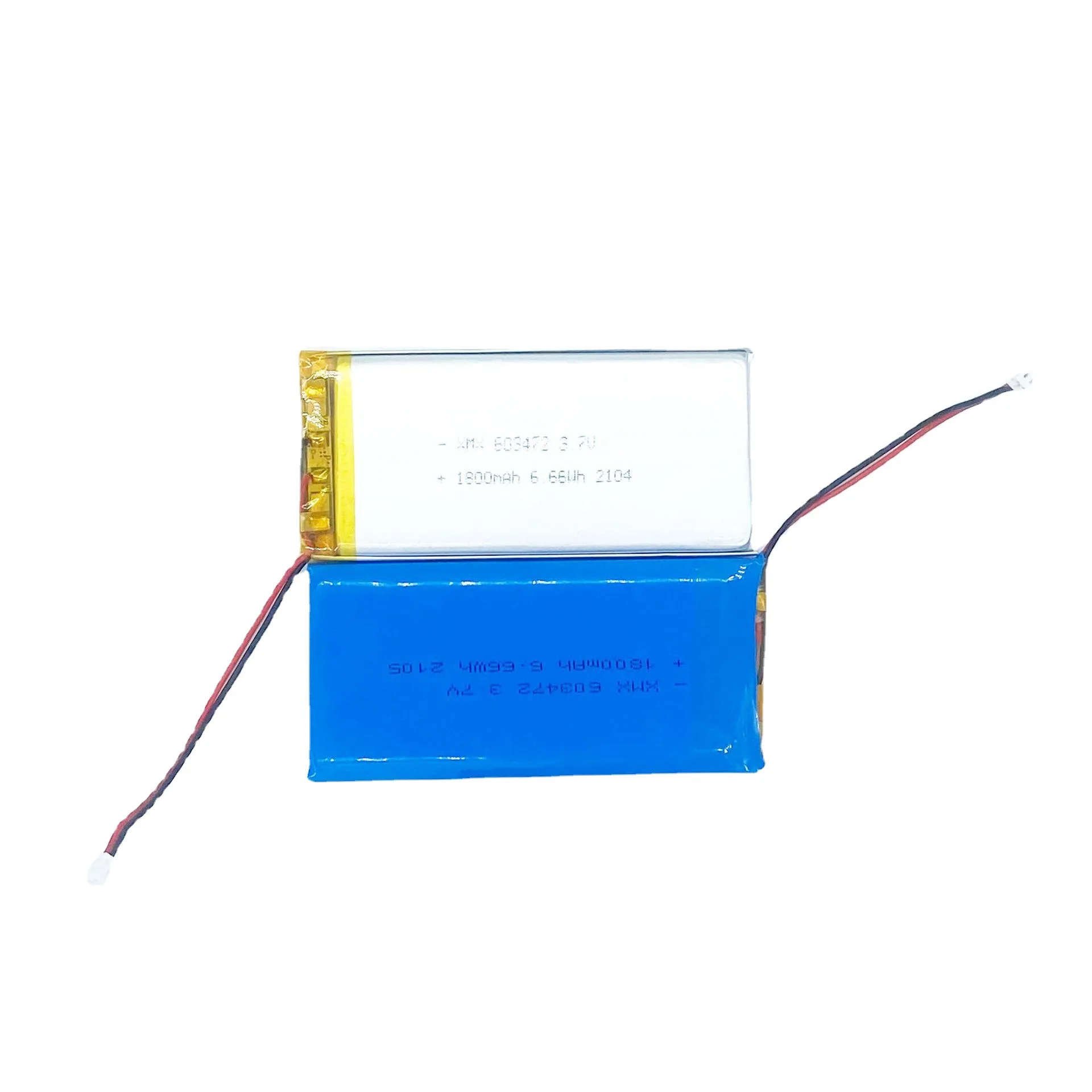 XMX True Capacity 603472 1800Mah 3.7V Rechargeable Lithium Battery for Mobile Phone Charging Case Remote Control Makeup Mirror H69b4899492f445e5ace8ffb8d90d2a9cy