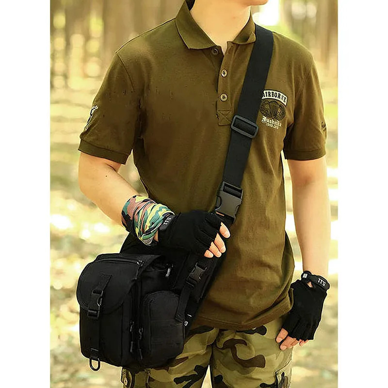 China Factory Wholesale Tactical Shoulder Bag Training Shoulder Pack for Traveling Outdoor Tactical Sling Daypack
