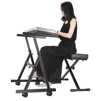 Neewer Heavy Duty Z-Style Keyboard Piano Stand With Swivel Casters in Adjustable Height  for Electronic Piano product image