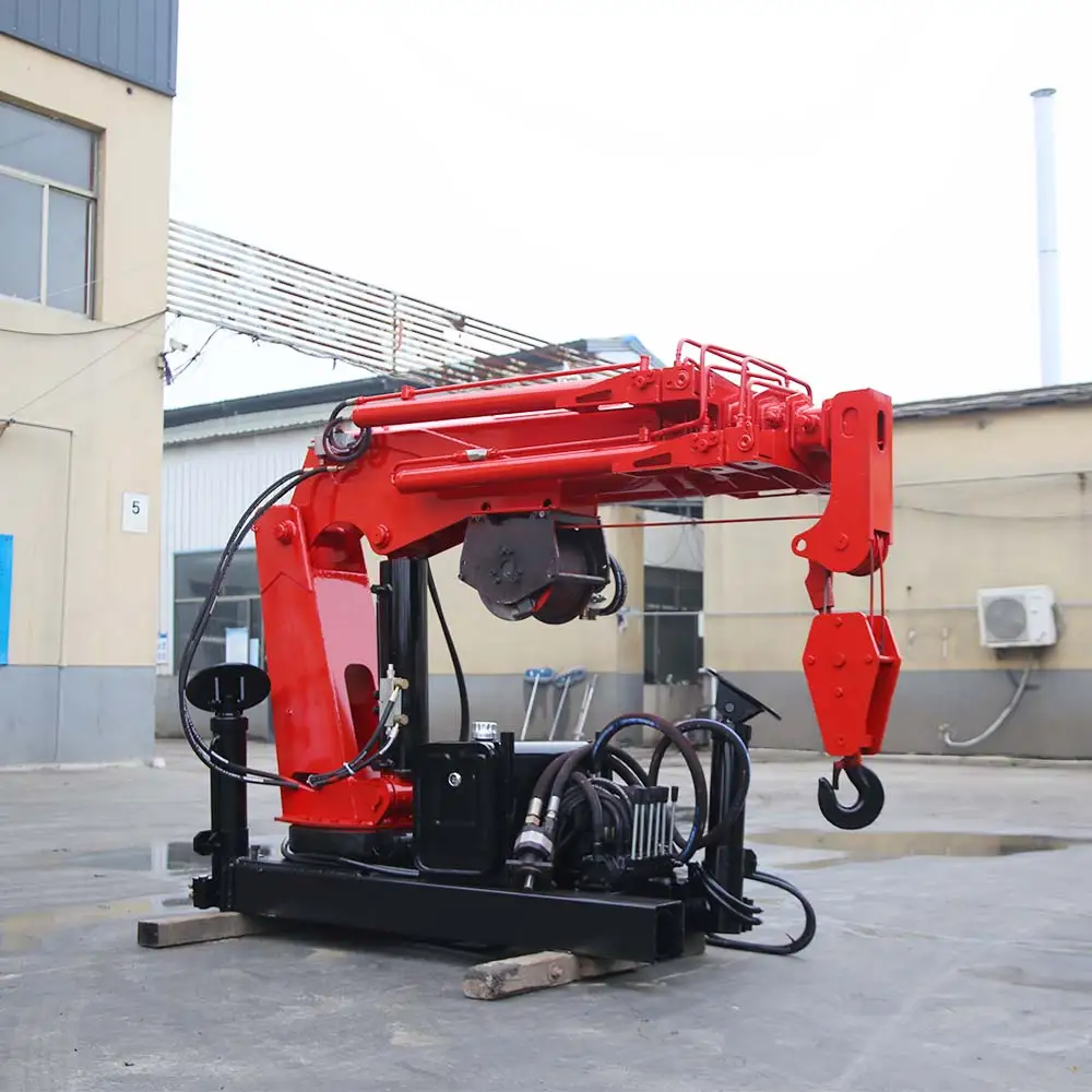 Truck-mounted telescopic boom crane, 300 kg