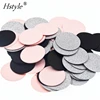 Cerchio da 3 cm - rosa, nero, argento