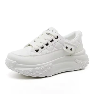 Q060 Women's Casual Summer Sports Shoes Thick-Soled Heightening Dad Sneakers with Breathable Feature Inspired by Spring Autumn