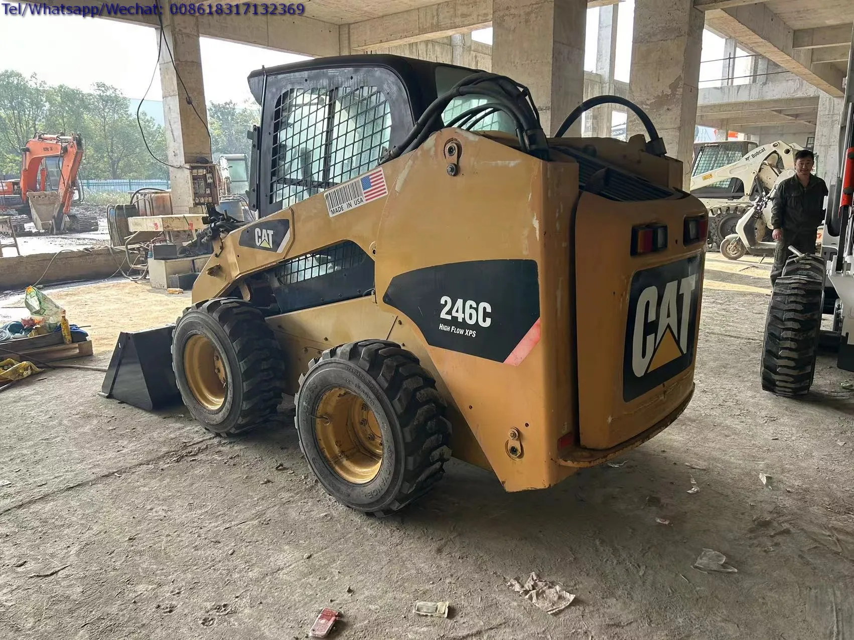 Used Caterpillar 226b 227b 246d 246c Mini Skid Steer Loader Japanese ...