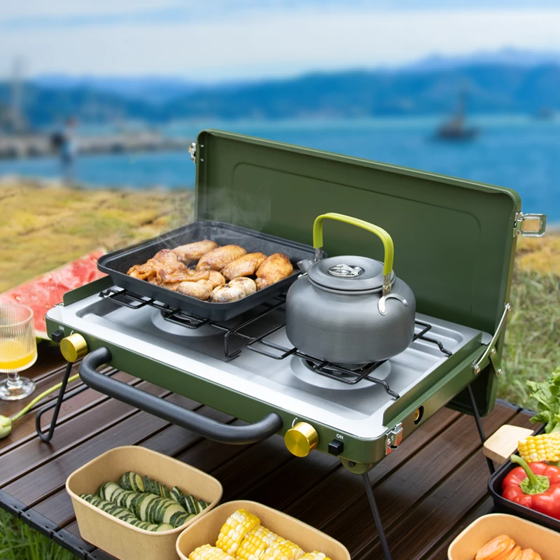 Okinawa Prefecture Coleman Portable Gas Stove SUSUJUNE 3-Burner