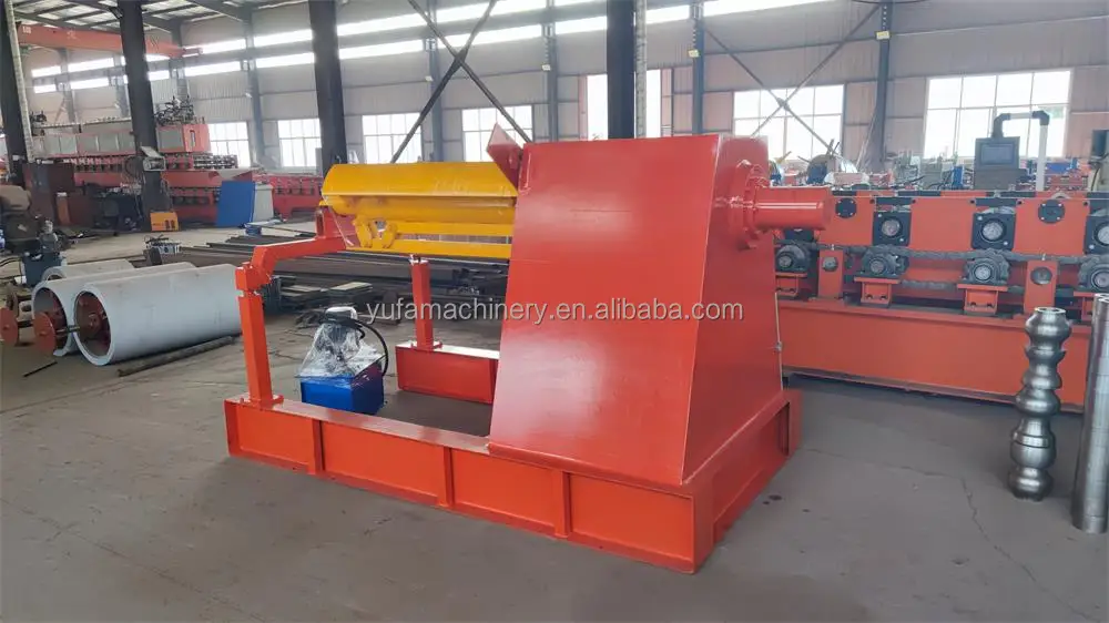 Yufa Hydraulic Decoiler Uncoiler Machinery G550 Full Hardness PPGI Coil ...