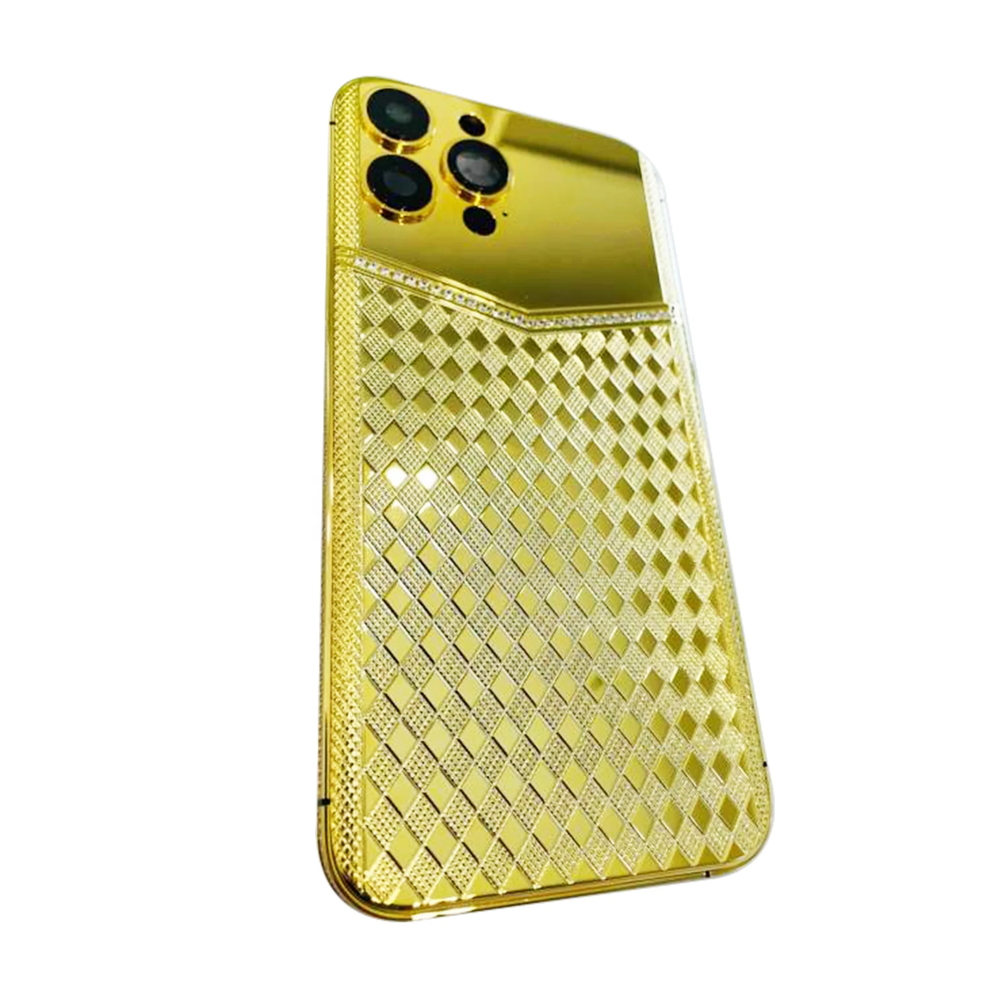 Vitre Arrière Dorée / Gold Pour IPhone 12 Pro - Zanphone