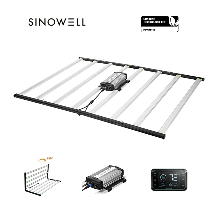 Flexstar US/TH/CA in Stock Customized Spectrum Dimmable 4 / 6 / 8 / 10 Bars 2.8umol/J Dimmable LED Grow Light