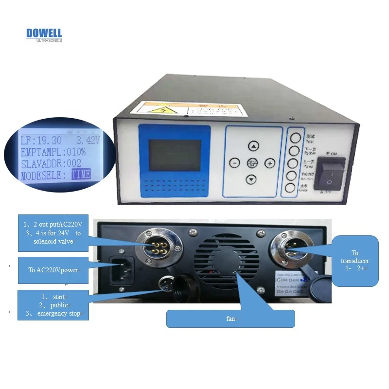 Digital Automatical Ultrasound 20khz Ultrasonic Generator for Riviting Welder and Cutter