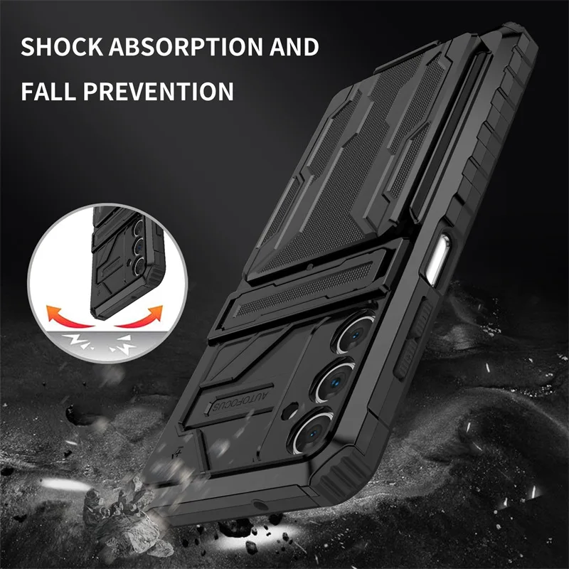 Samsung Galaxy Armor Case with Stand & Card Slot