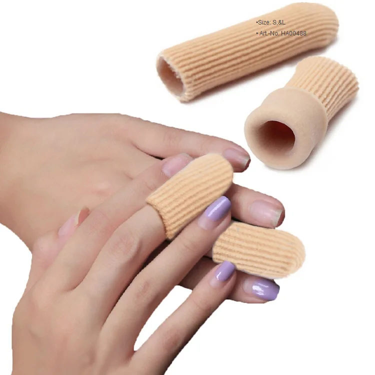 10pcs Finger Protector Anti-cut Silicone Gel Tube Hand Bandage