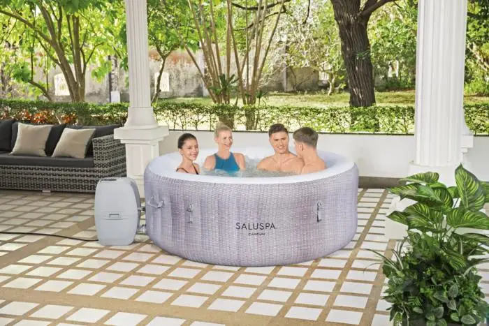 Paris Airjet Saluspa Paris Inflatable Hot Tub Bestway 60004 Lay-z-spa Paris Hot Tub Air Jet Portable Massage Spa Color  Box Modern In Stock Accept Customer Design And Logo 120 Buy Product On 