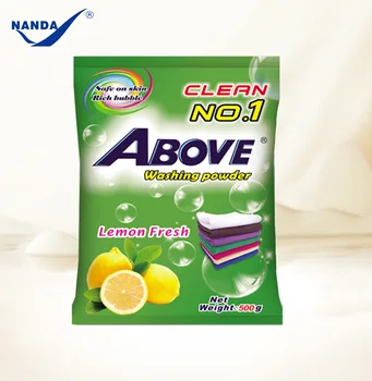 Lemon Flavored Laundry Detergent Washing Powder Offers High Quality Effective and Strong Cleaning Solution