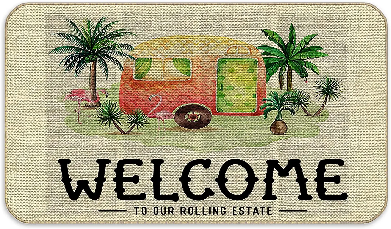 Mats For Lowprofile Entrance Mat Linen Material Rubber Bottom