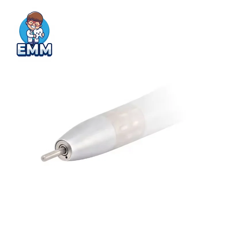instrumenta manualia dentalia contra angulare lentis velocitatis 1:1, ex acrio inox, E-typi, cum pulsatore et tubo aquae interno et externo pro chirurgia.