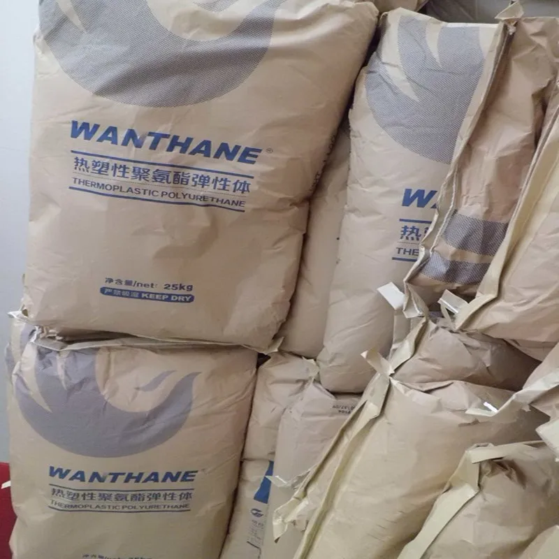 Прозрачные гранулы литье под давлением высокая твердость TPU Wanhua WHT-1164IC для обувного