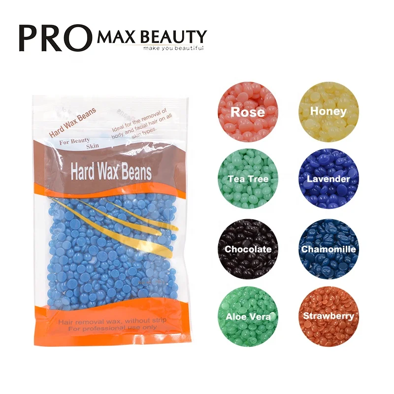 Оптовая продажа, 100 г, твердые восковые бобы, безболезненное удаление волос, использование воскового горшка, обогреватель, депилятор, жемчужный депилятор для удаления волос