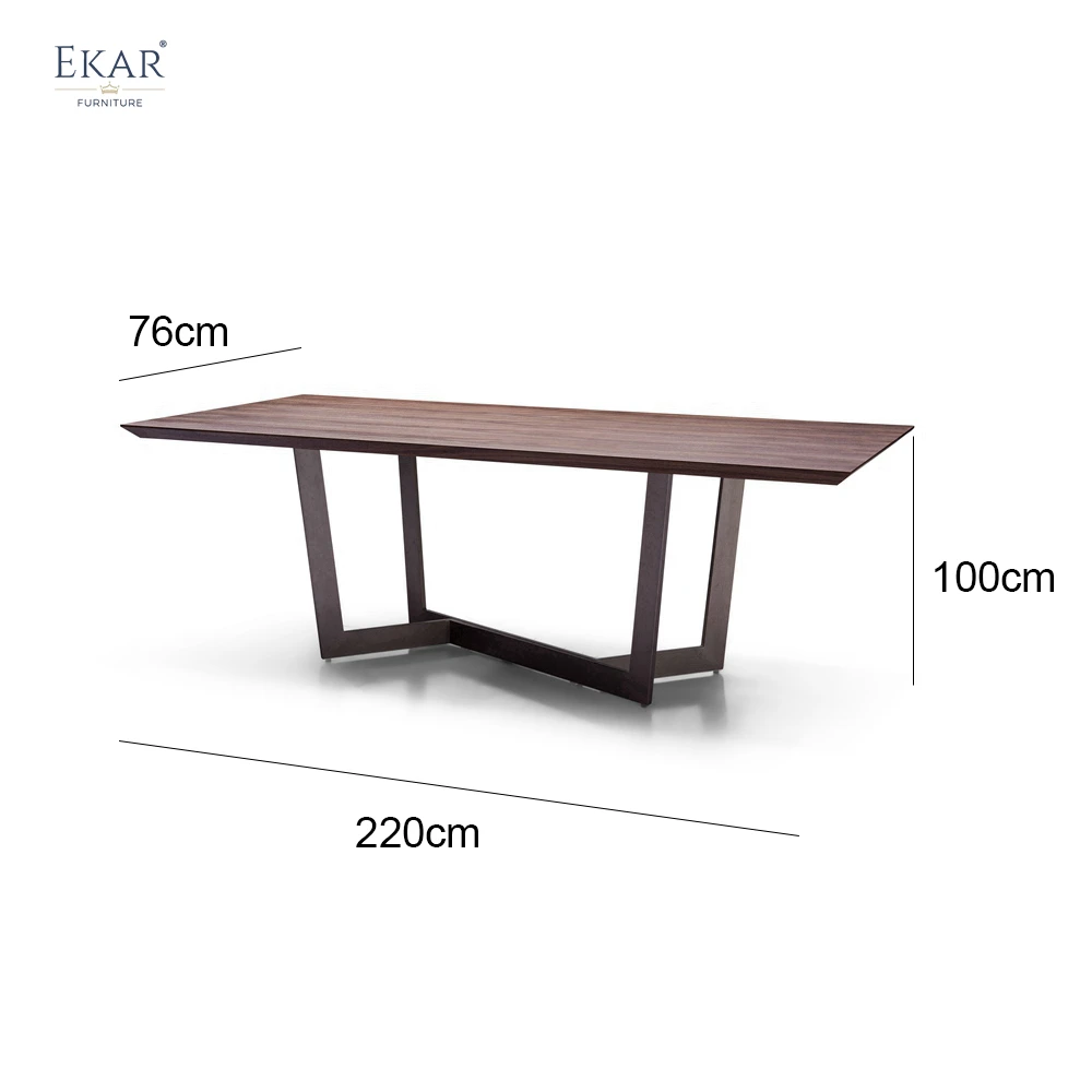 product modern rectangular wooden dining table italian dining table-66