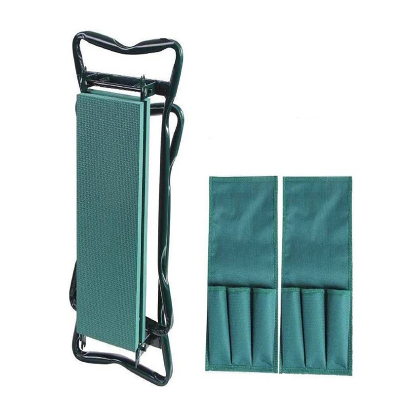 Best Garden Kneeler Seat Kneeling Folding Chair Waterproof Canvas Foam